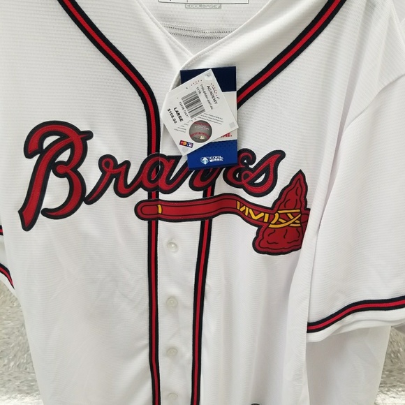 ATLANTA BRAVES MAJESTIC RONALD ACUNA JR JERSEY - Picture 6 of 7